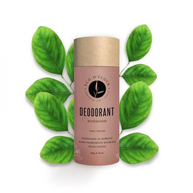 Eco O´Clock - Vegansk deodorant - Rosetre